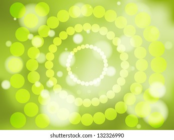 Beautiful abstract green light background