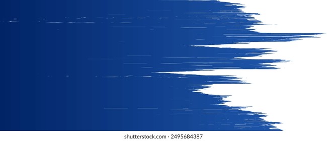 Beautiful Abstract Grunge Decorative Navy Blue Dark Stucco Wall Background. Art Rough Stylized Texture Banner With Space For Text