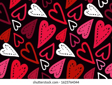 Beautiful abstract hand drawn doodle pattern background fabric texture