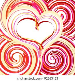 Beautiful Abstract Heart background