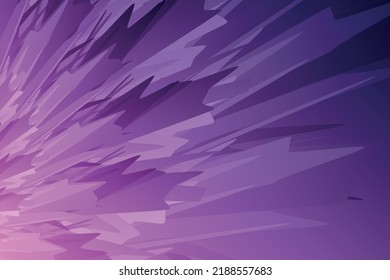 bella ilustración abstracta de líneas geométricas gradientes púrpura y rosa sobre un fondo morado gradiente. Plantilla para portada, volante o banner. Ilustración de alta calidad. Patrón EPS 10 del vector