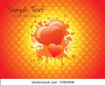 beautiful abstract illustration for valentine day