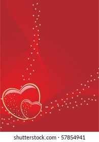 beautiful abstract illustration for valentine day
