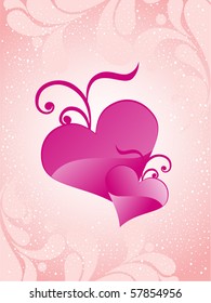 beautiful abstract illustration for valentine day