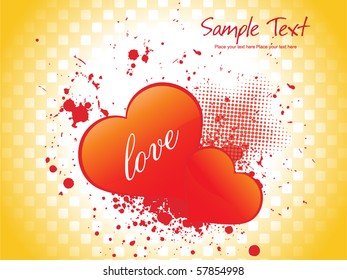 beautiful abstract illustration for valentine day