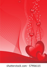 beautiful abstract illustration for valentine day