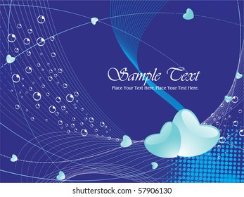 beautiful abstract illustration for valentine day