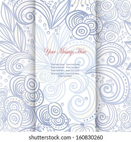 Beautiful abstract invitation card