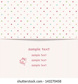 Beautiful abstract invitation card eps10