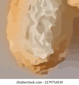The beautiful abstract of light brown and dark brown color blend vector. It is suitable to complement tropical themed home decorations such as wall paintings or photo frames on the table.