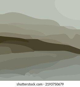 The beautiful abstract of light brown and dark brown color blend vector. It is suitable to complement tropical themed home decorations such as wall paintings or photo frames on the table.