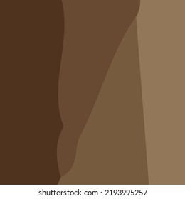 The beautiful abstract of light brown and dark brown color blend vector. It is suitable to complement tropical themed home decorations such as wall paintings or photo frames on the table.