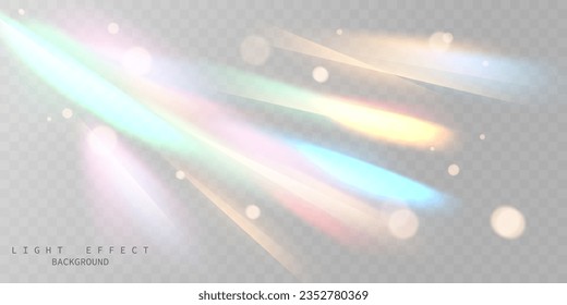 Beautiful abstract light effect design vector illustration