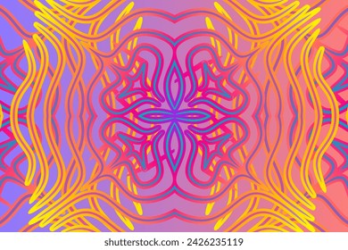 Beautiful abstract line art gradient pattern design background for commercial wallpaper or presentation