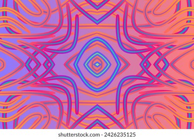 Beautiful abstract line art gradient pattern design background for commercial wallpaper or presentation
