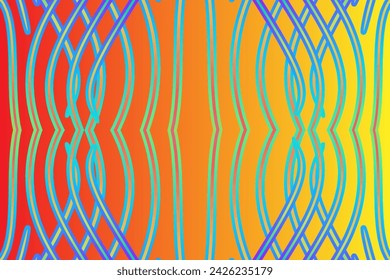 Beautiful abstract line art gradient pattern design background for commercial wallpaper or presentation