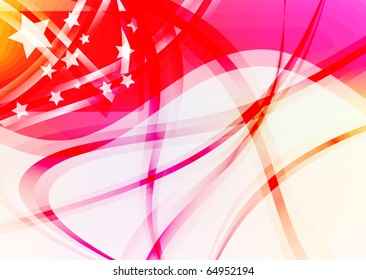 beautiful abstract meteoric shower background. Vector illustration