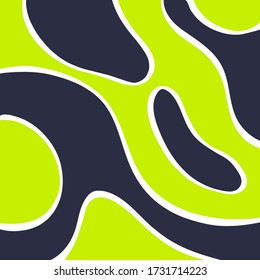 Beautiful abstract modern background. Vector wavy wallpaper. Graphic illustration for your design, covers and art projects.