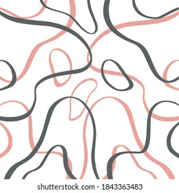 Beautiful abstract modern background. Vector abstract wavy lines wallpaper. Graphic illustration for your design, covers and art projects. EPS 8
