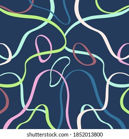 Beautiful abstract modern background. Vector abstract wavy lines wallpaper. Graphic illustration for design, covers and art projects. EPS 8