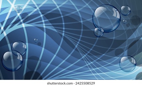 Beautiful abstract monochrome wallpaper. An excellent background for designing pages on social networks, posters, presentations, outdoor advertising and your other projects. Vector.