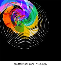 Beautiful abstract multicolored background illustration