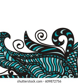 Beautiful abstract nature background. Vector illustration.