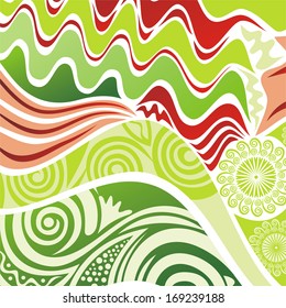 Beautiful abstract nature pattern background spring vector illustration