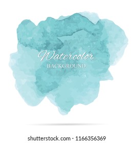 beautiful abstract ocean watercolor art hand paint on white background,brush textures for logo.There is a place for text.Perfect stroke design for headline.luxury boutique Illustrations.