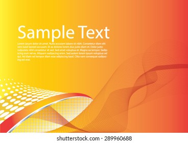beautiful abstract orange background