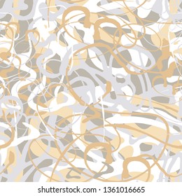 Beautiful Abstract Painting. Seamless Repeating Pattern. Elegant, muted colors. Great for surface and textile design.