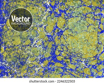 Beautiful abstract painting is a painting technique Ebru. Turkish Ebru style on the water with acrylic paints wring wave. Stylish combination of luxury.Contemporary art marble liquid texture.
