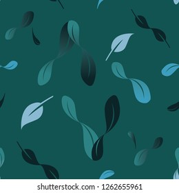Beautiful Abstract Pattern of Floating Leaves