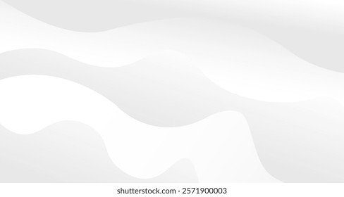 Beautiful abstract pattern on a white background for a banner design. Elegant graphic design with dynamic curves and waves.Eps 10.