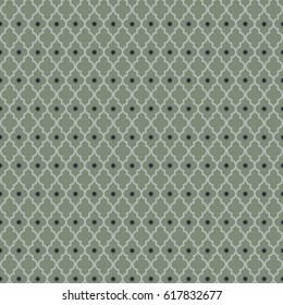 Beautiful abstract pattern. Seamless vector background. Green nuances texture. Rhombuses.