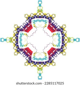 Beautiful abstract pattern. Vector file.