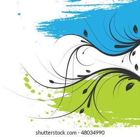 beautiful abstract patterns and background of smears