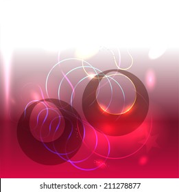 Beautiful abstract pink background lights 