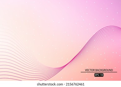 Beautiful abstract pinkish background for website, print base for banners, wallpapers, business cards, brochures, banners, calendars, graphic - Vector 