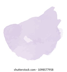 beautiful abstract purple watercolor art hand paint on white background,brush textures for logo.There is a place for text.Perfect stroke design for headline.luxury boutique Illustrations.