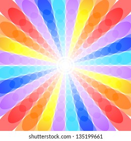 Beautiful abstract rainbow background