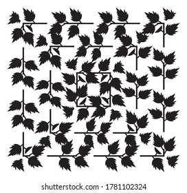 Beautiful abstract rectangle seamless pattern