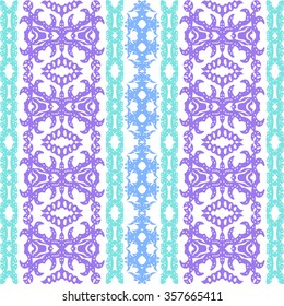 Beautiful abstract royal tribal vector seamless ornamental design  can be used as interior pattern or clothes pattern.