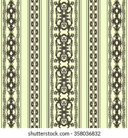 Beautiful abstract royal tribal vector seamless ornamental design can be used as interior pattern or clothes pattern.
