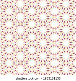 Beautiful abstract seamless colorful pattern. Use for greeting card, Cloth, Decoration invitation to a wedding, Birthday, Party and other Holidays. Arab, Indian ornament. Vector illustration. EPS 10