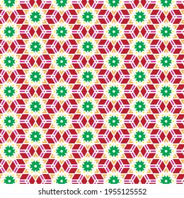 Beautiful abstract seamless colourful pattern. Use for greeting card, Cloth, Decoration invitation to a wedding, Birthday, Party and other Holidays. Arab, Indian ornament. Vector illustration. EPS 10