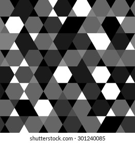 Beautiful abstract  seamless pattern. Geometric backdrop. Polygonal  texture. Hexagon abstract.