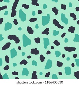 Beautiful abstract seamless repeating pattern. Hand painted artistic style with chaotic paint elements. Perfect for textile, wrapping, web and all kind of decorative projects. Vector illustration.