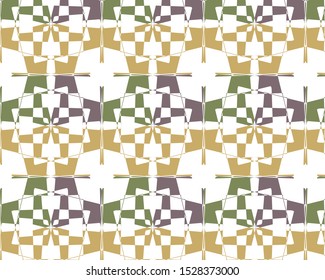 Beautiful abstract shape design for fabric and background