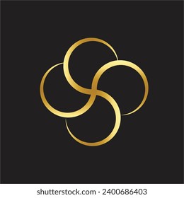 Beautiful abstract simple logo design